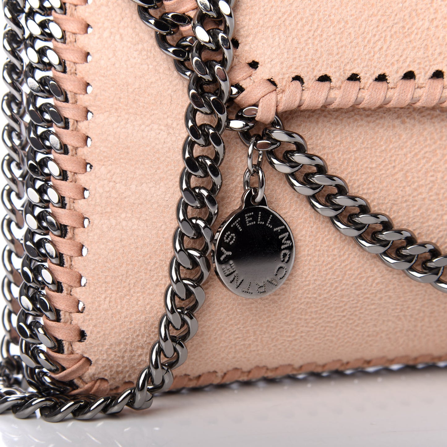 Shaggy Deer Mini Falabella Crossbody Bag Powder