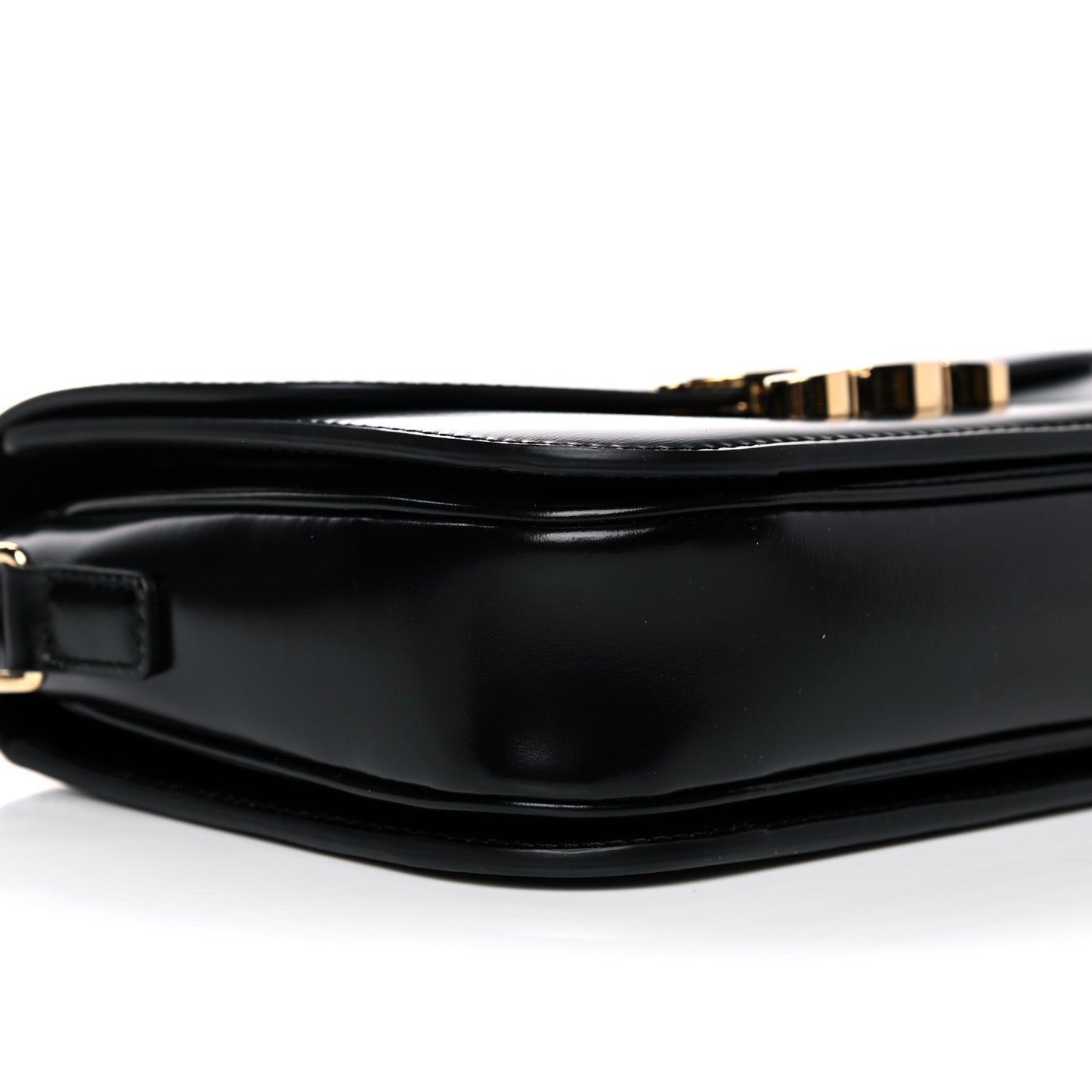 Shiny Calfskin Medium Triomphe Black