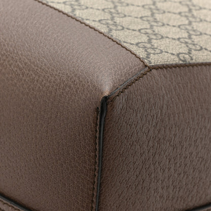 Gucci GG Supreme Monogram Web Ophidia Tote Brown 17 of 17