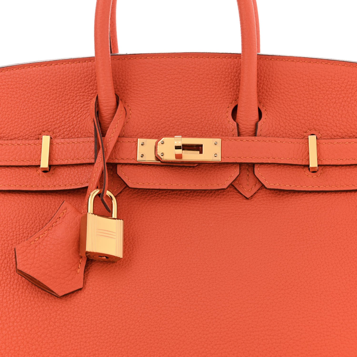 Hermes Togo Birkin 25 Feu 7 of 12