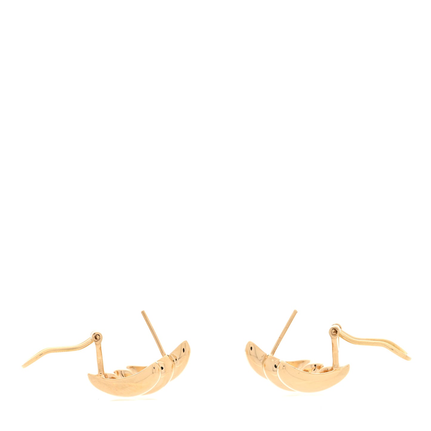 18K Yellow Gold Small Claire Earrings