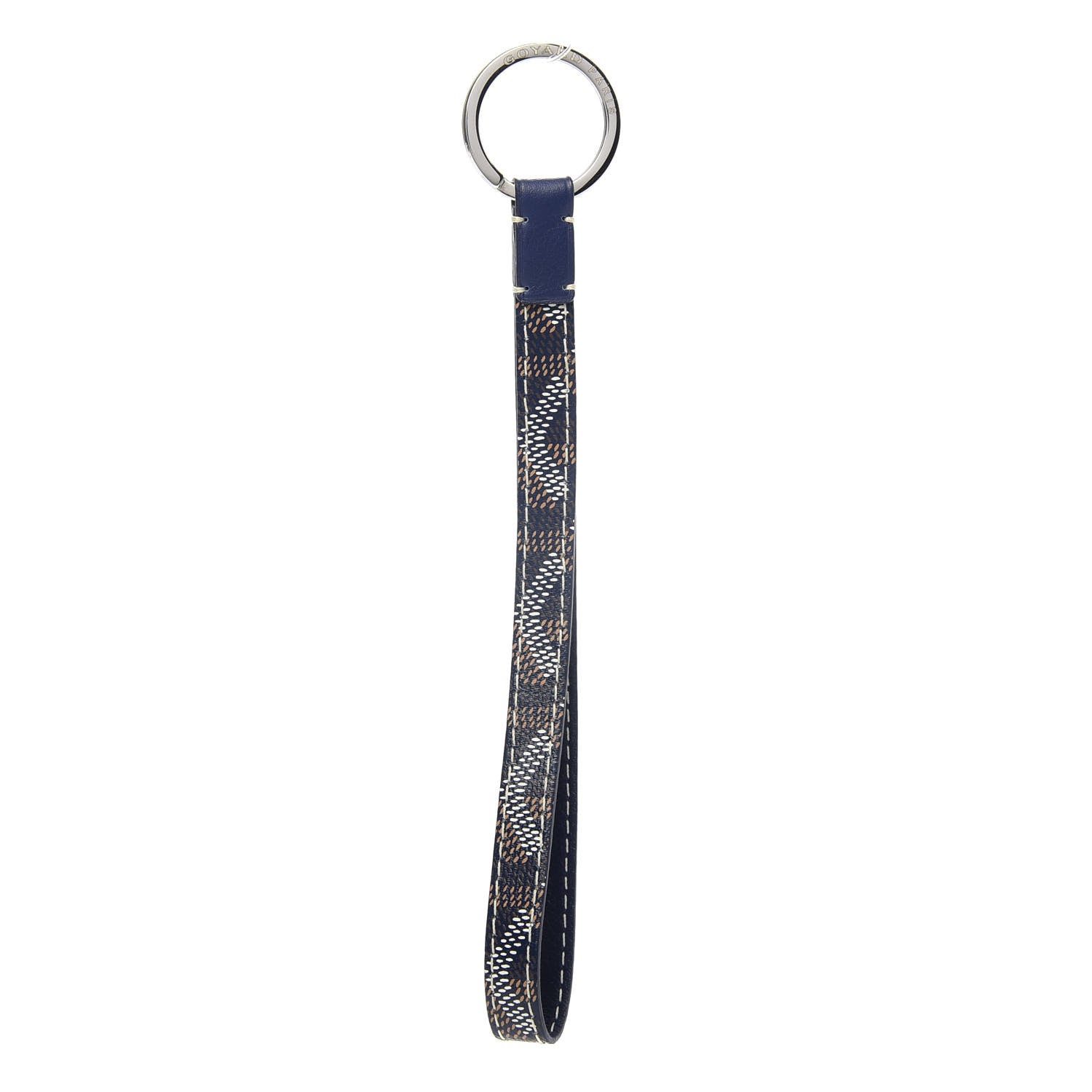 Goyard Goyardine Sesame Key Holder Navy 1 of 5
