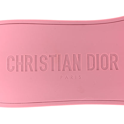 Christian Dior Technical Stretch Fabric Toile De Jouy Dio(r)evolution Slide Sandals 41 Begonia Pink White 8 of 9