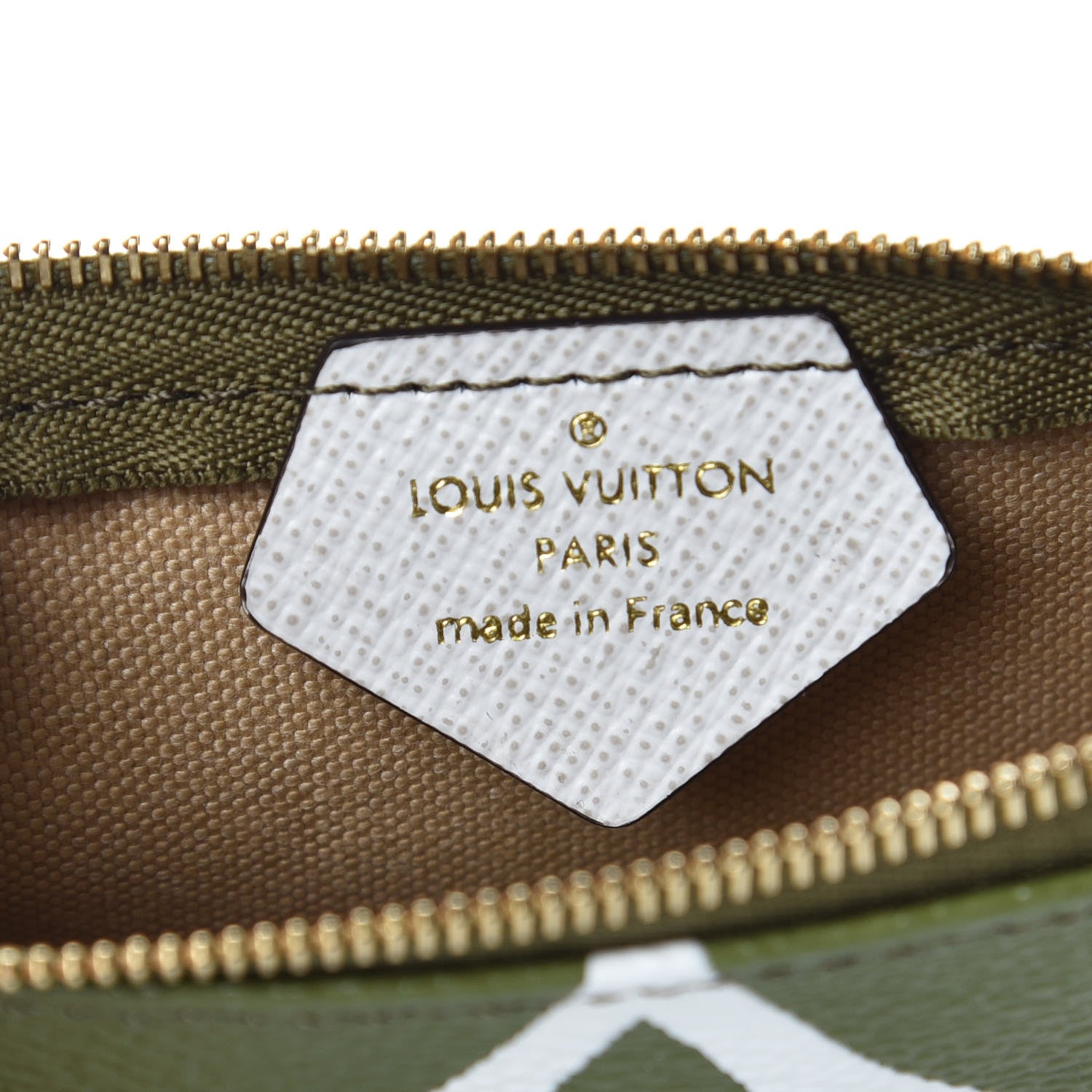Louis Vuitton Monogram Giant Micro Pochette Accessories Kaki White 6 of 8