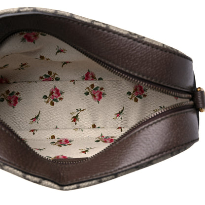 Gucci GG Supreme Monogram Web Neo Vintage Shoulder Bag Beige New Acero Crop 5 of 11