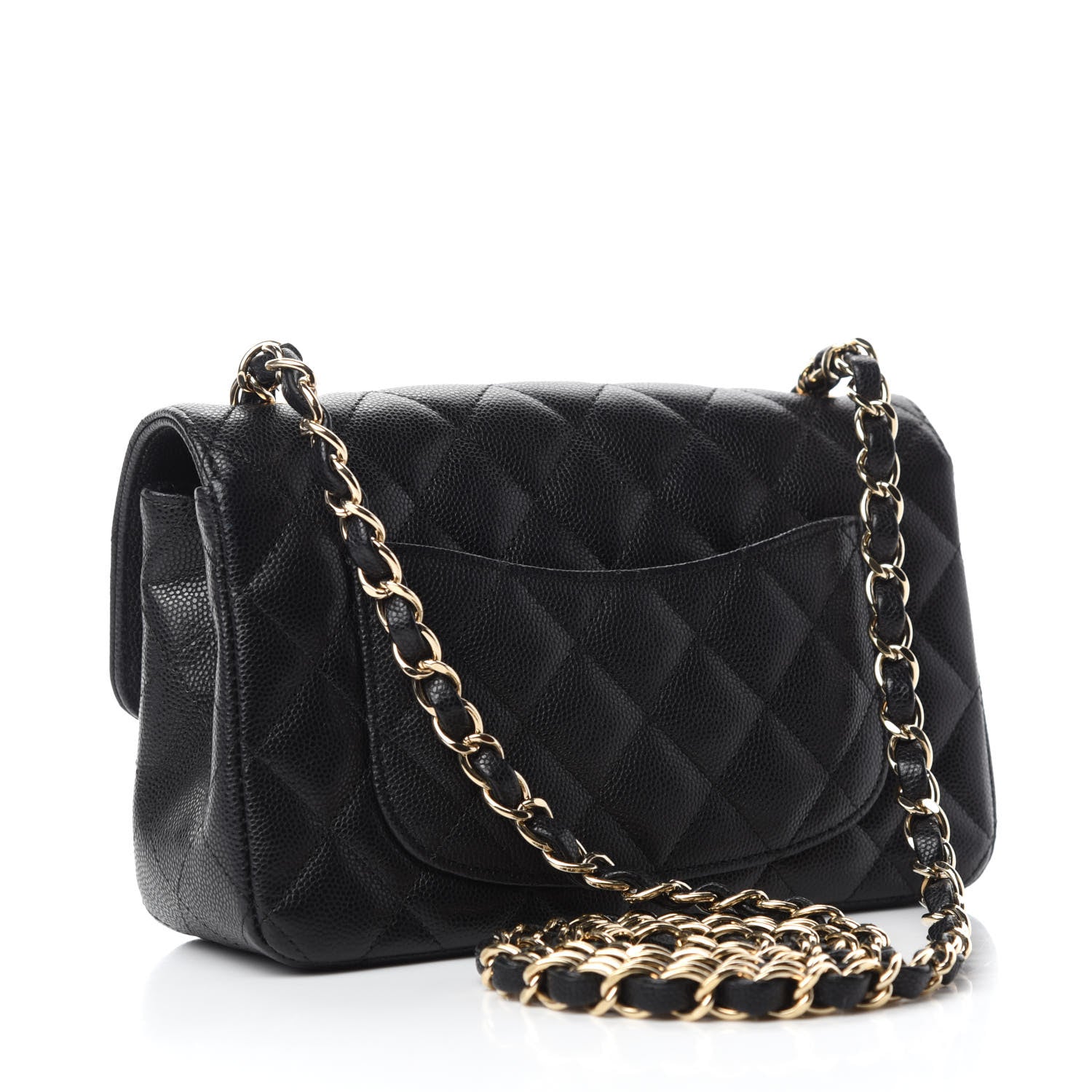 Chanel Caviar Quilted Mini Rectangular Flap Black 3 of 11