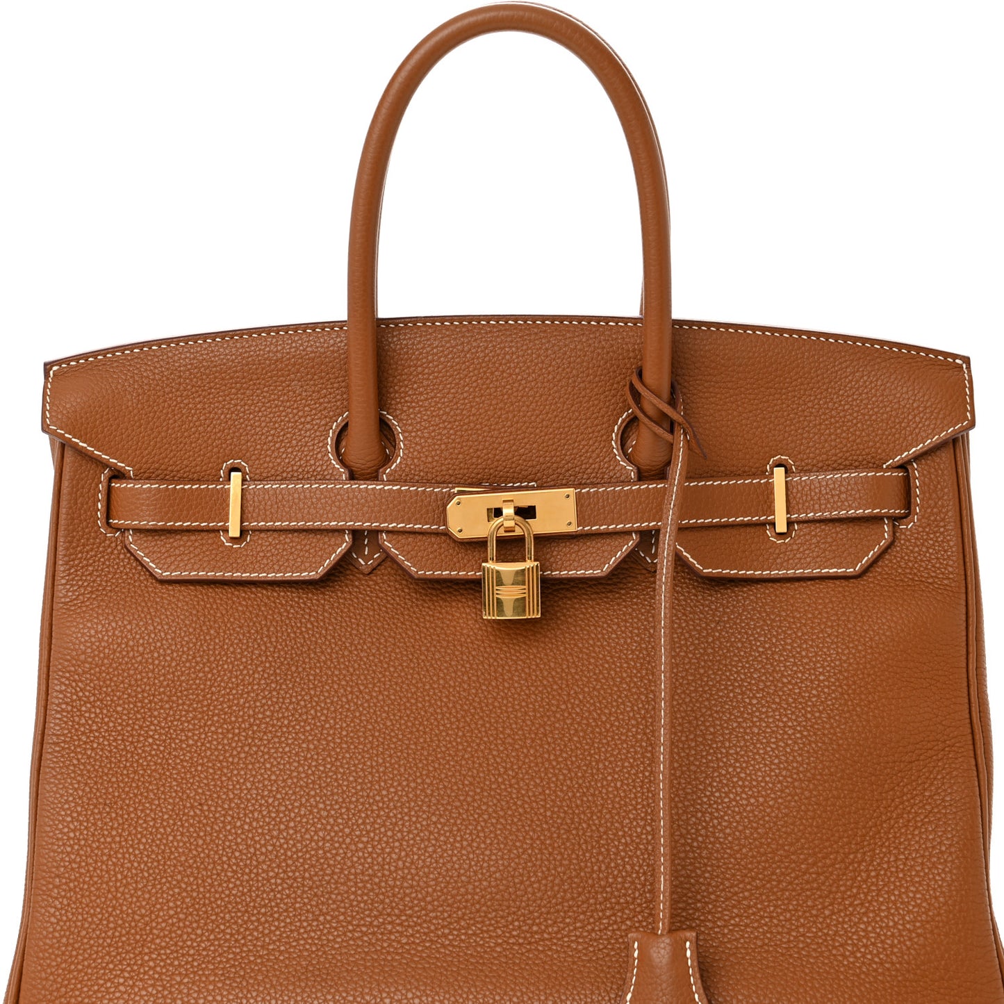 Togo Verso Birkin 35 Gold Geranium