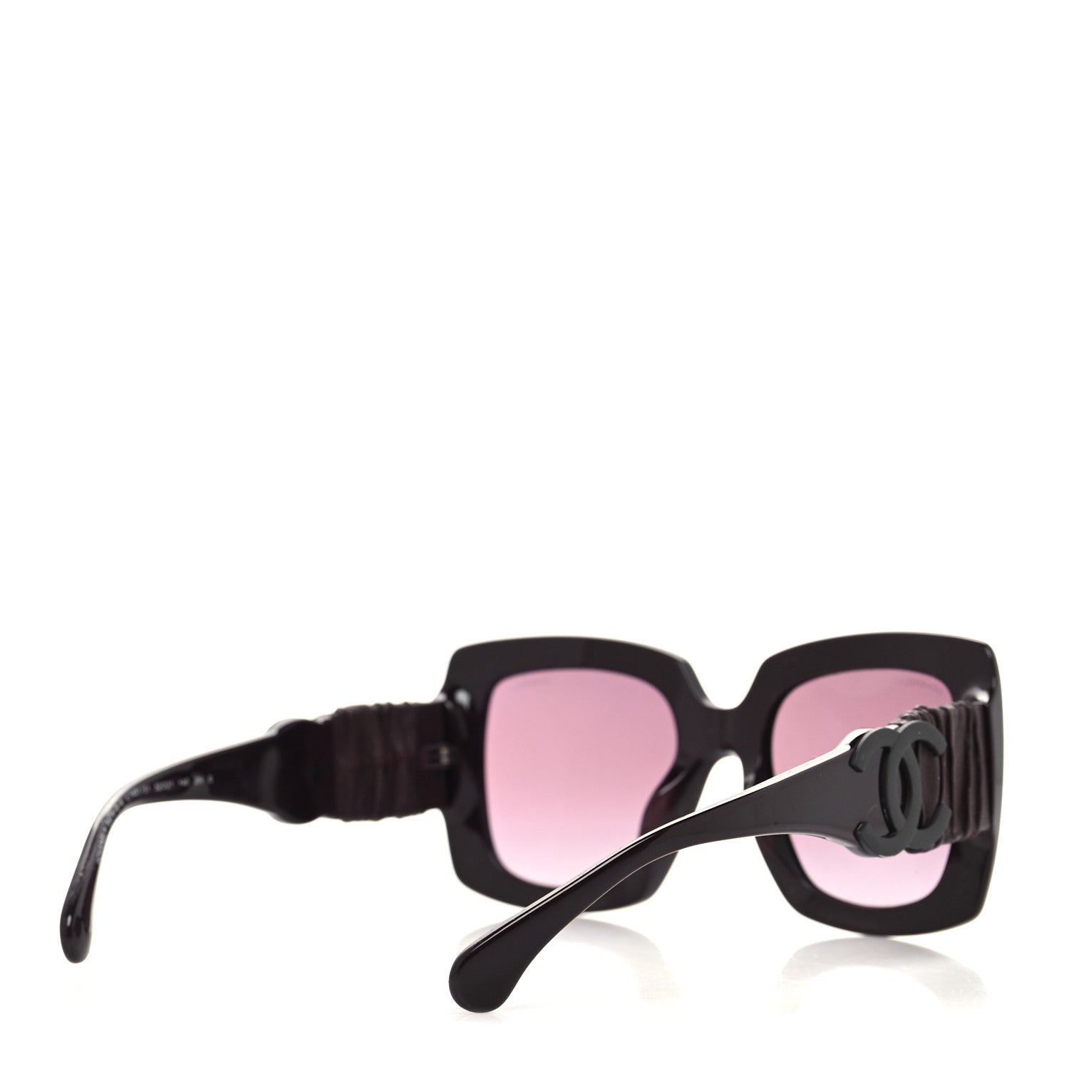 Chanel Acetate Calfskin Square Sunglasses 5474-Q-A Burgundy 4 of 9