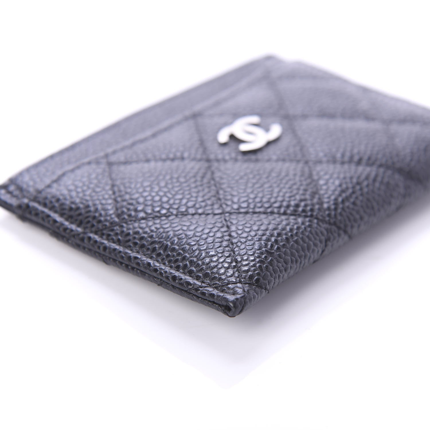 Chanel Caviar Quilted Card Holder Black 6 of 12