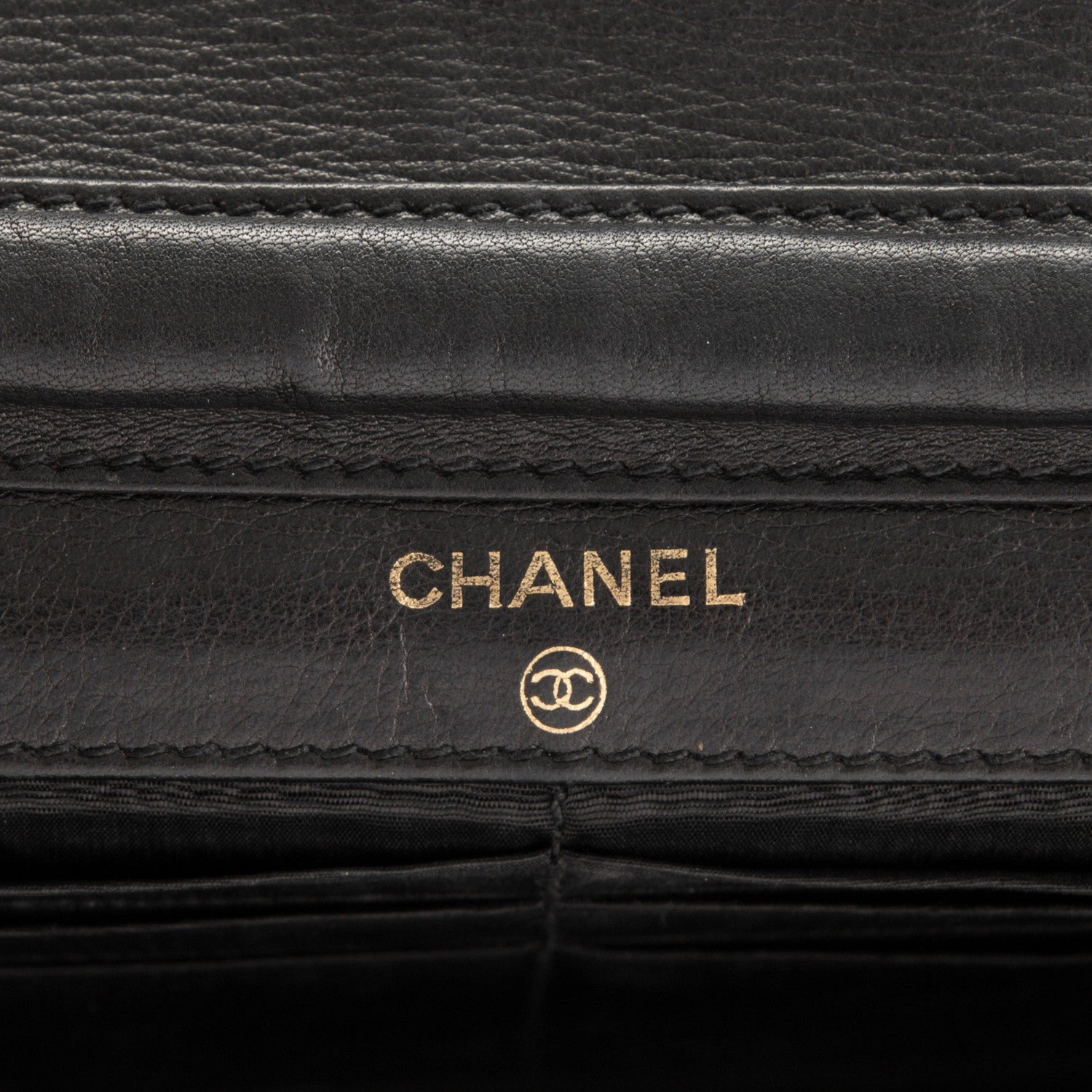 Chanel Caviar Timeless CC Wallet On Chain WOC Black 6 of 8