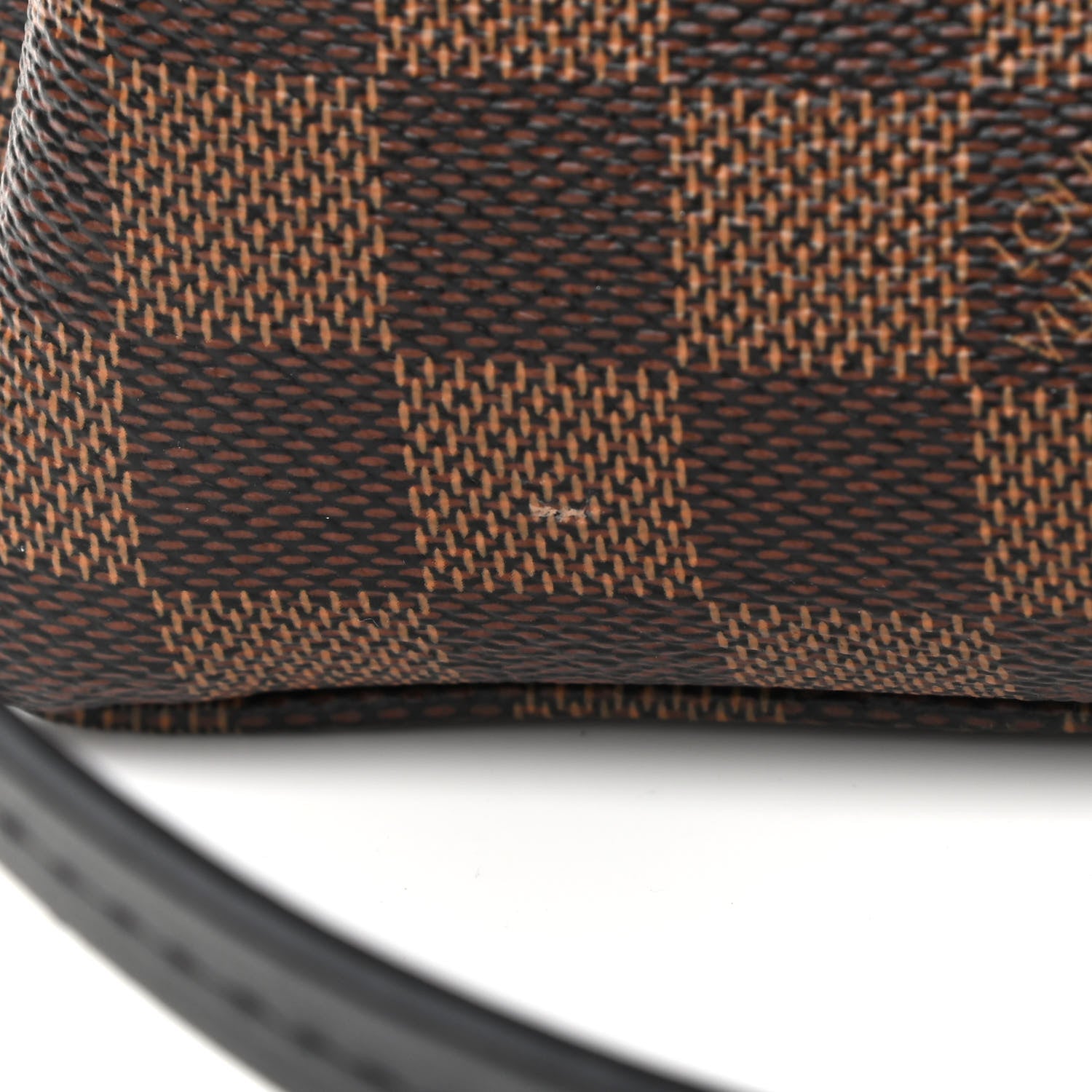 Louis Vuitton Damier Ebene Odeon Tote MM Black 10 of 14