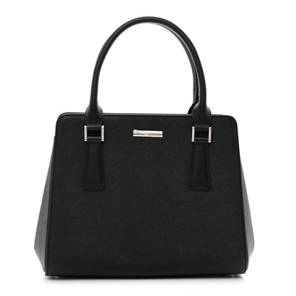 Burberry Derby Calfskin Top Handle Tote Black 1 of 10