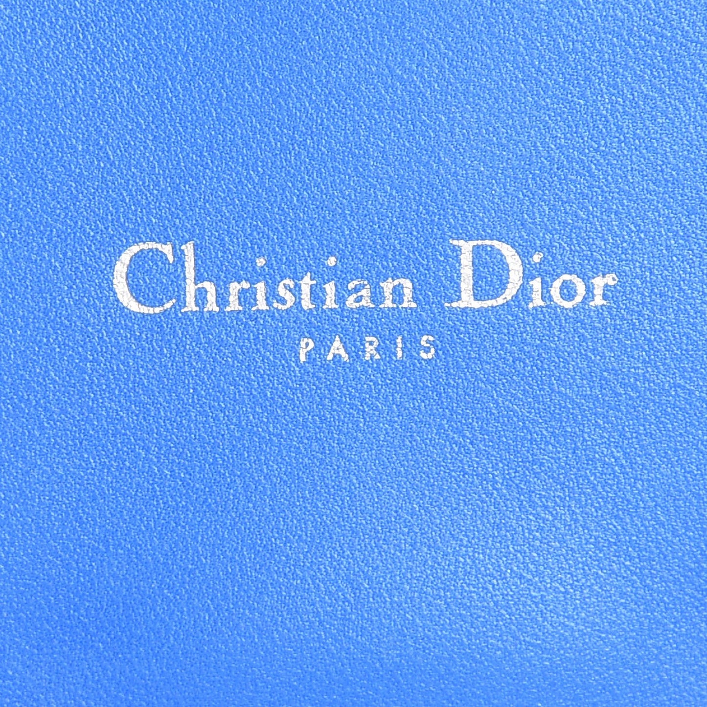 Lambskin Cannage Miss Dior Promenade Pouch Blue
