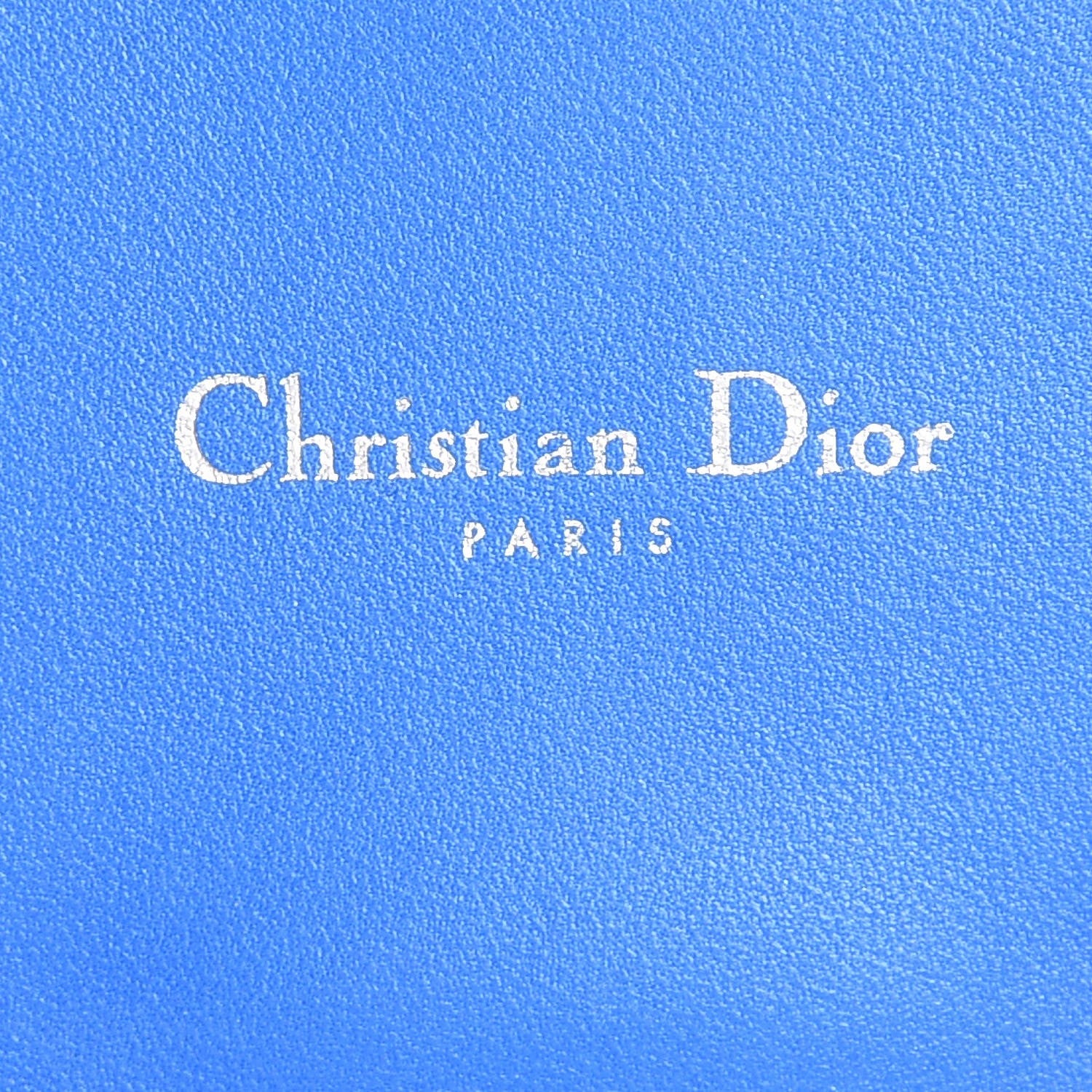 Christian Dior Lambskin Cannage Miss Dior Promenade Pouch Blue 6 of 14