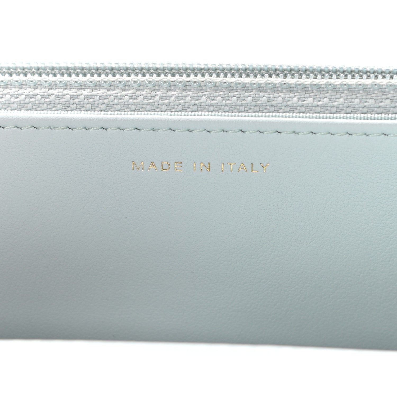 Chanel Lambskin Quilted Chanel 19 Wallet On Chain WOC Light Blue 7 of 12