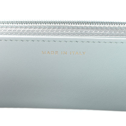 Chanel Lambskin Quilted Chanel 19 Wallet On Chain WOC Light Blue 7 of 12