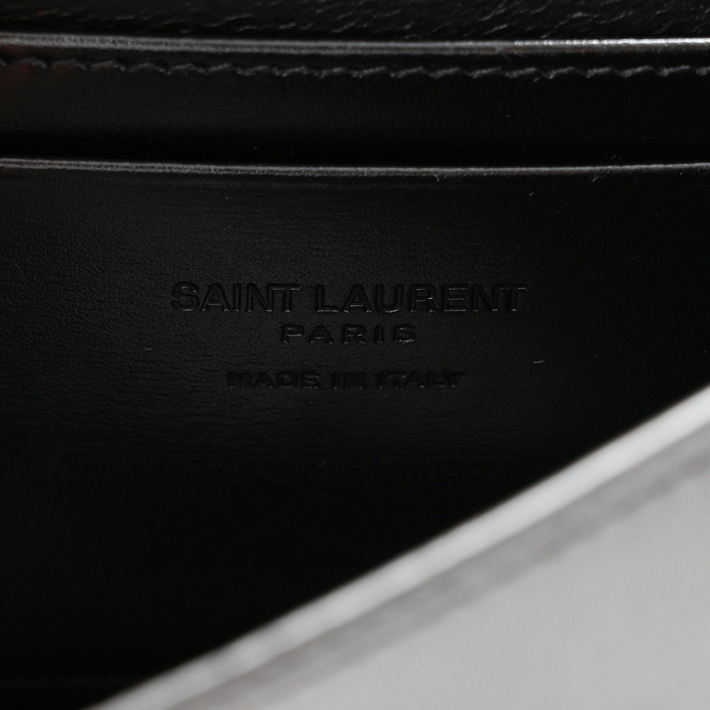 Smooth Calfskin Monogram Crossbody Bag Black