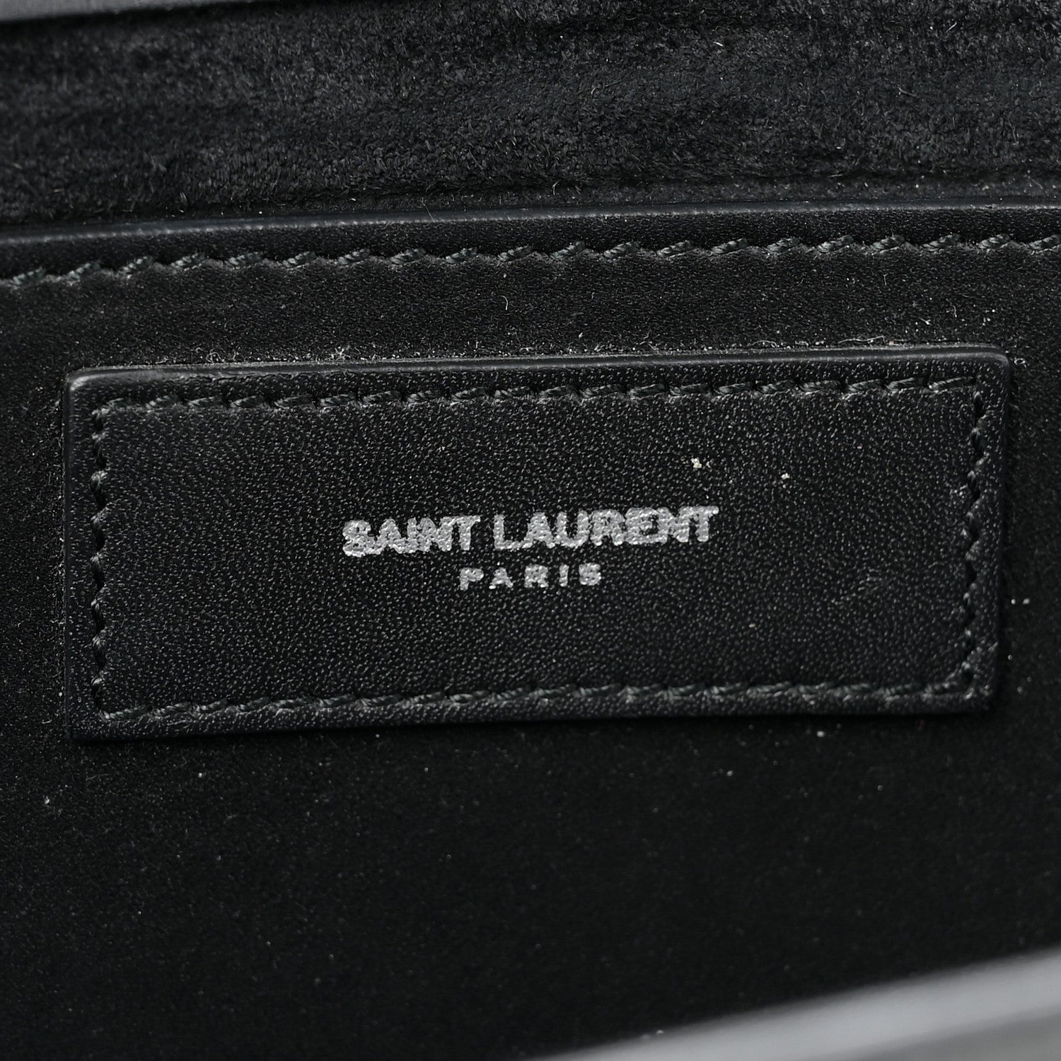 Saint Laurent Calfskin Classic Betty Clutch Black 6 of 13