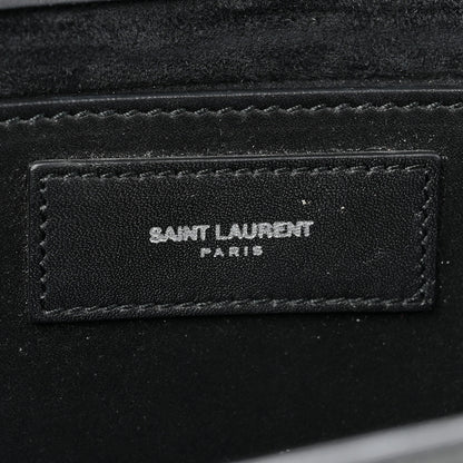 Saint Laurent Calfskin Classic Betty Clutch Black 6 of 13