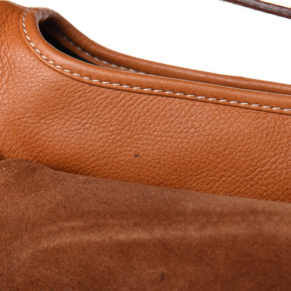 Christian Dior Calfskin Saddle Bag Tan 10 of 27