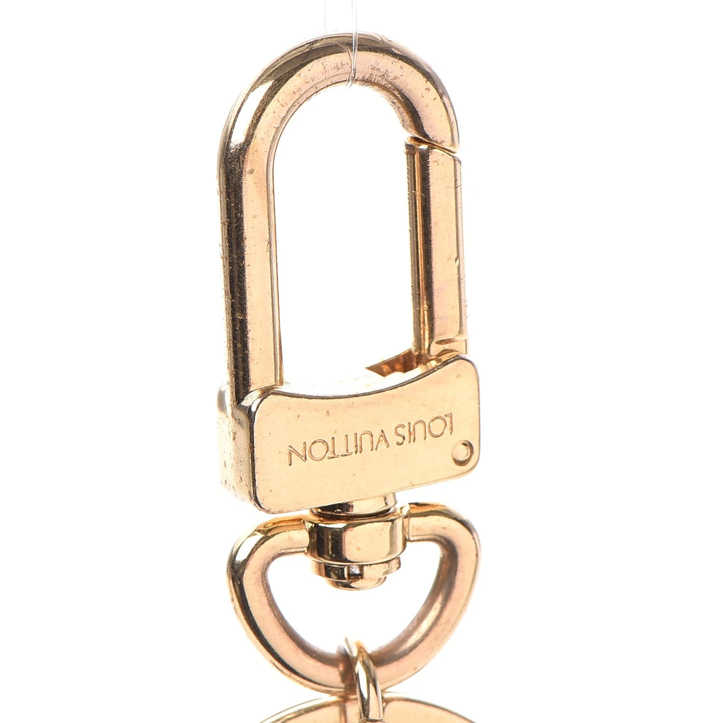 LV Facettes Bag Charm Key Holder Gold