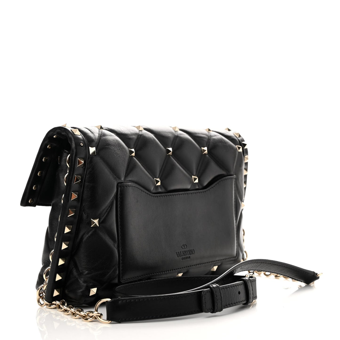 Nappa Candystud Crossbody Black