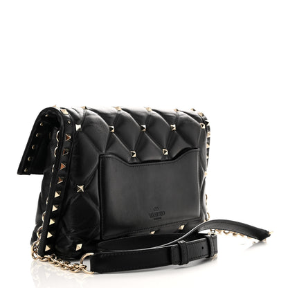 Valentino Garavani Nappa Candystud Crossbody Black 3 of 11
