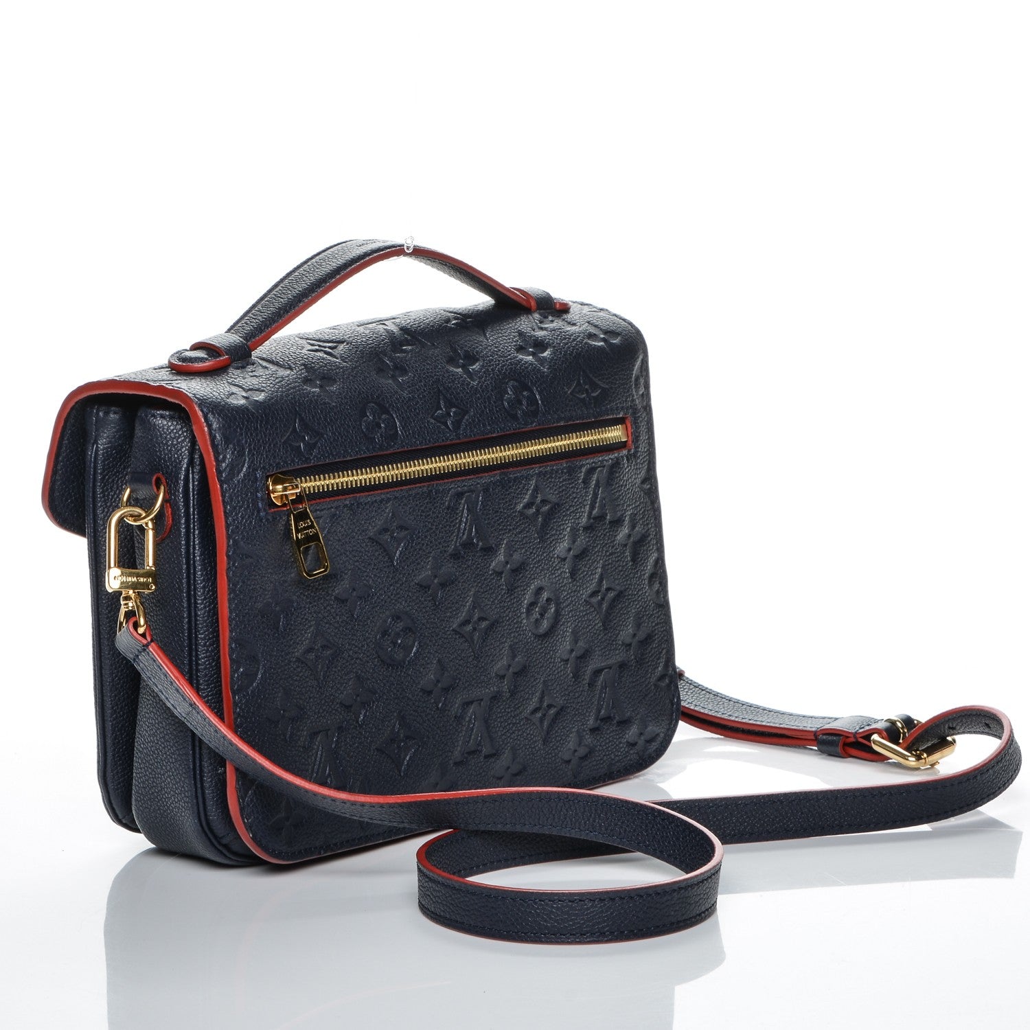 Louis Vuitton Empreinte Pochette Metis Marine Rouge 3 of 7