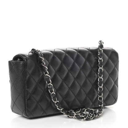 Chanel Caviar Quilted East West Flap Black 3 of 10