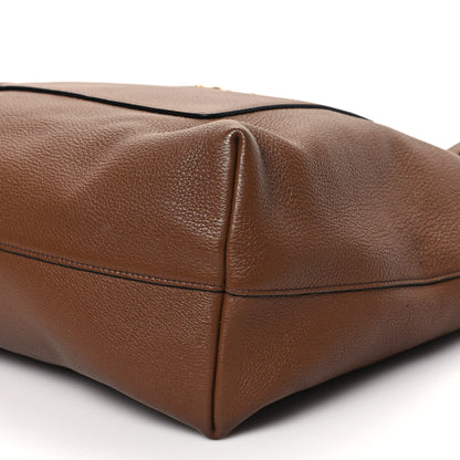 Prada Vitello Daino Pocket Shopping Tote Nocciolo 10 of 11