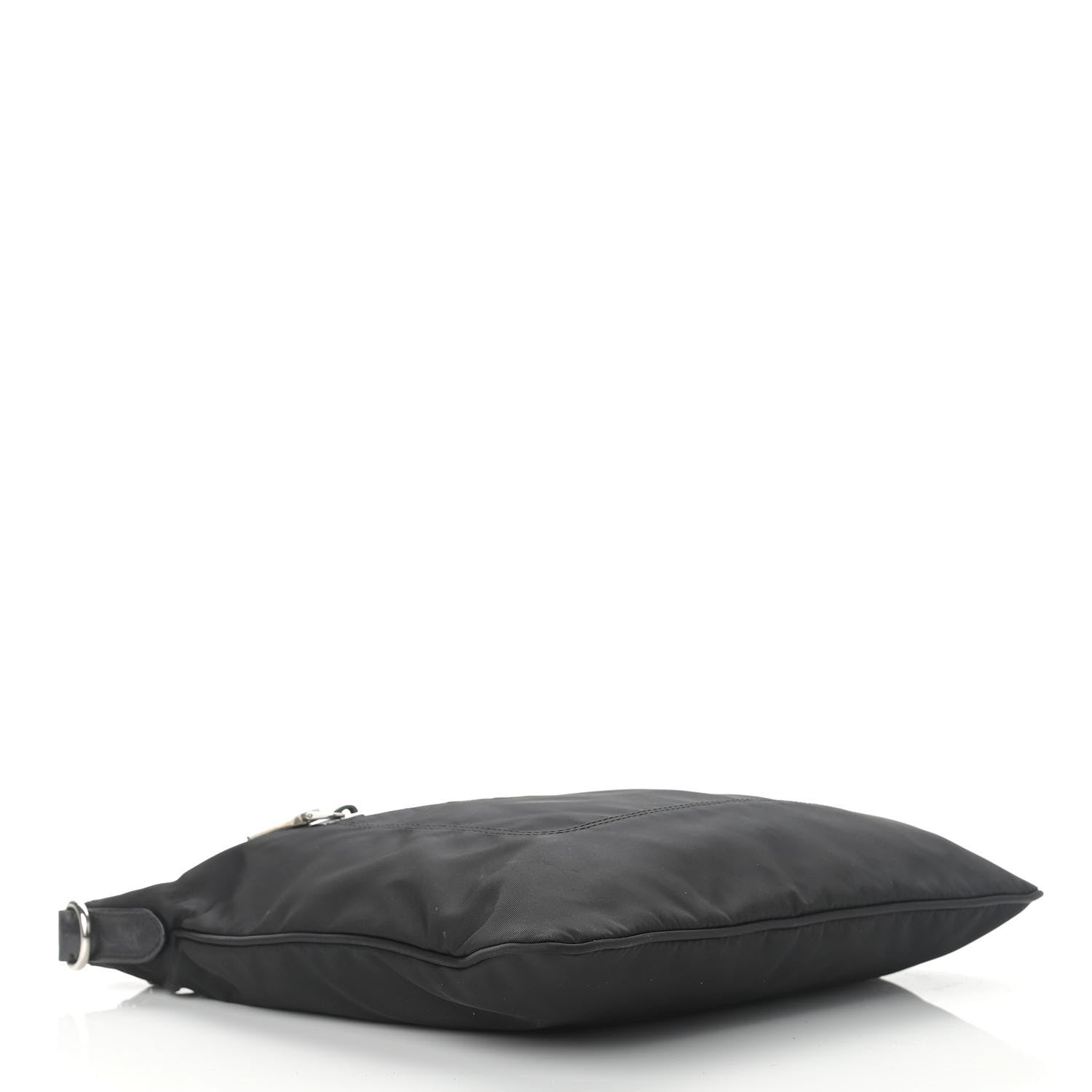 Prada Nylon Vela Flat Messenger Bag Black 3 of 11