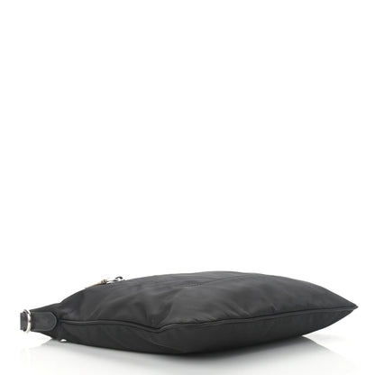 Prada Nylon Vela Flat Messenger Bag Black 3 of 11