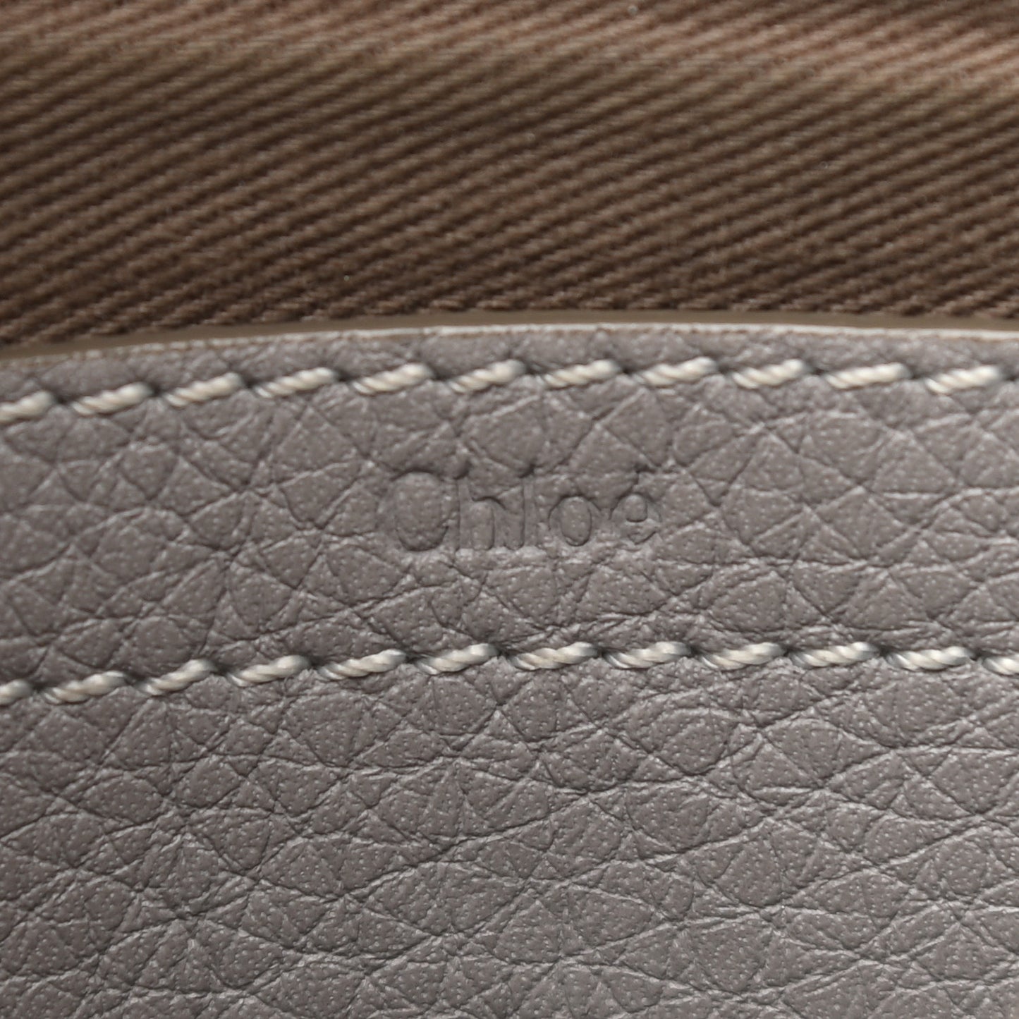 Calfskin Mini Marcie Round Crossbody Bag Cashmere Grey