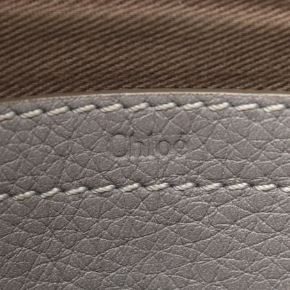 Chloe Calfskin Mini Marcie Round Crossbody Bag Cashmere Grey 6 of 11