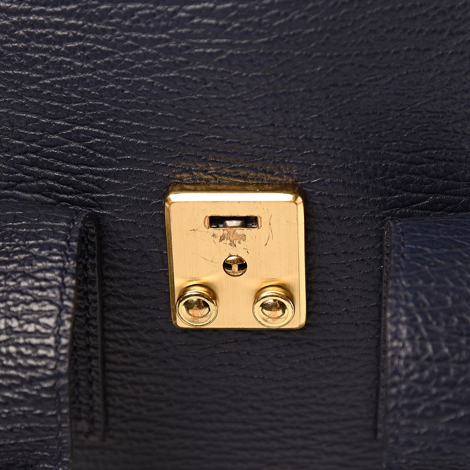 3.1 Phillip Lim 3.1 Textured Calfskin Mini Pashli Satchel Ink 10 of 16