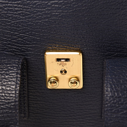 3.1 Phillip Lim 3.1 Textured Calfskin Mini Pashli Satchel Ink 10 of 16