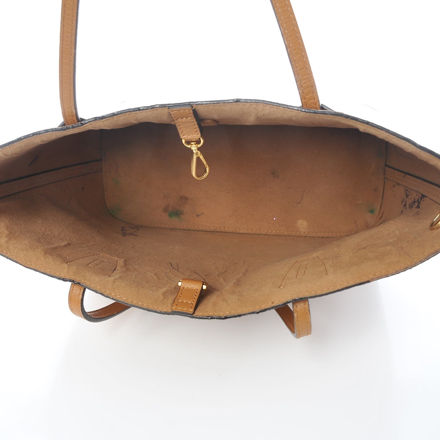 MCM Visetos Shopper Tote Cognac 15 of 21