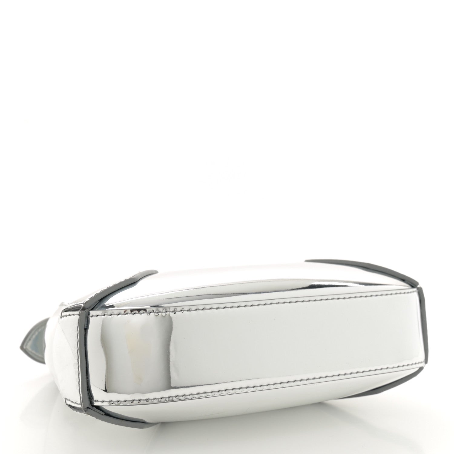 Alexander McQueen Metallic Jeweled Mini Hobo Bag Silver 4 of 10