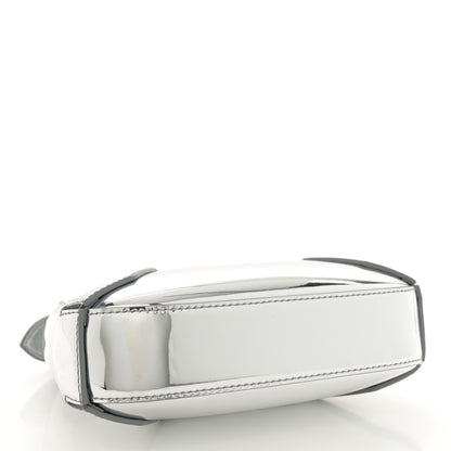 Alexander McQueen Metallic Jeweled Mini Hobo Bag Silver 4 of 10