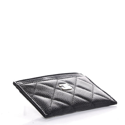 Chanel Caviar Quilted Card Holder Black 3 of 9