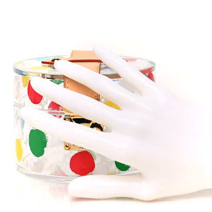Louis Vuitton LV x YK Transparent Plexiglass Monogram Dots Box Scott Multicolor 2 of 8
