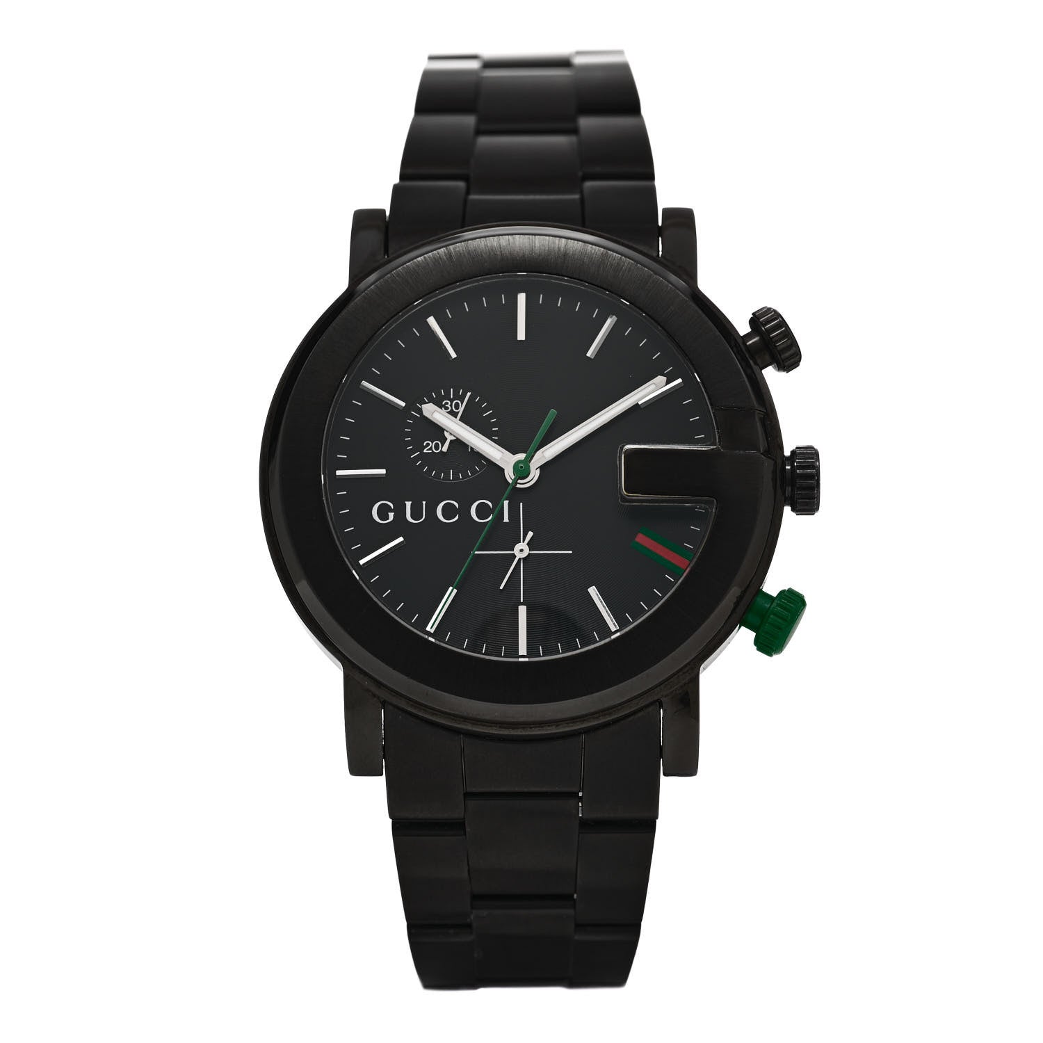 Gucci PVD Stainless Steel 44mm 101M G-Chrono Quartz Watch Black 1 of 5