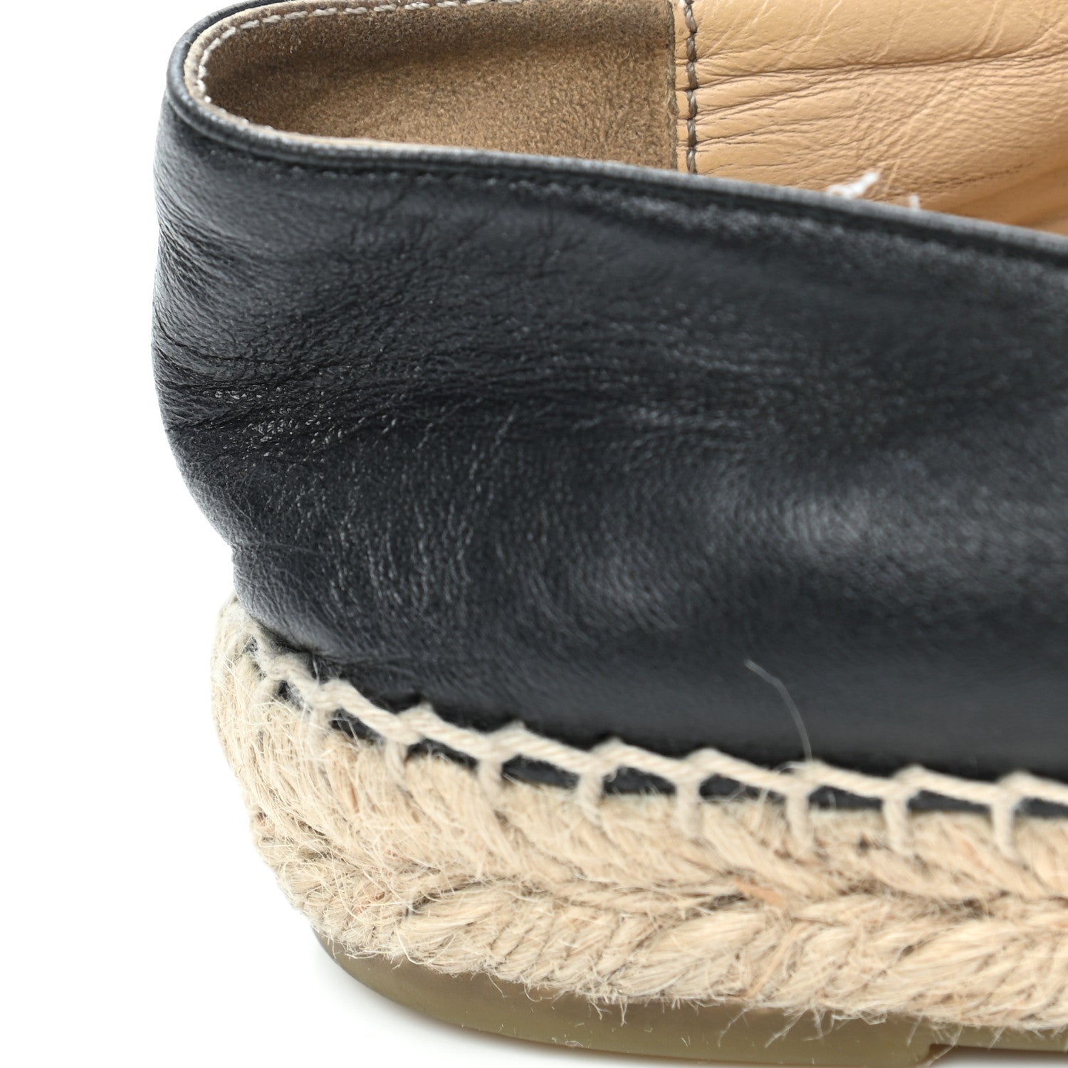 Chanel Lambskin CC Espadrilles 38 Black 10 of 15