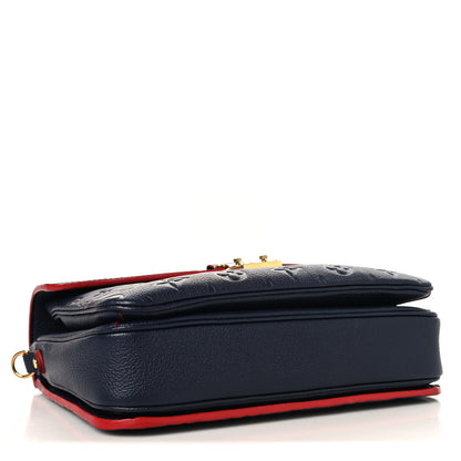 Louis Vuitton Empreinte Pochette Metis Marine Rouge 4 of 10