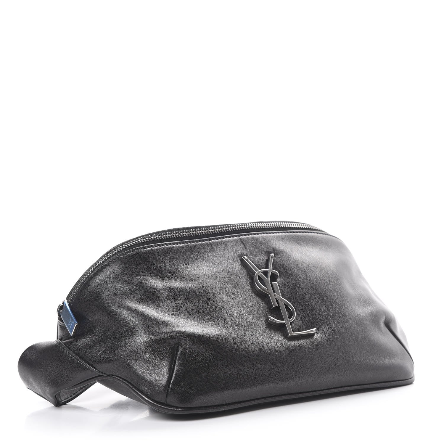 Saint Laurent Calfskin Monogram Belt Bag Black 3 of 11