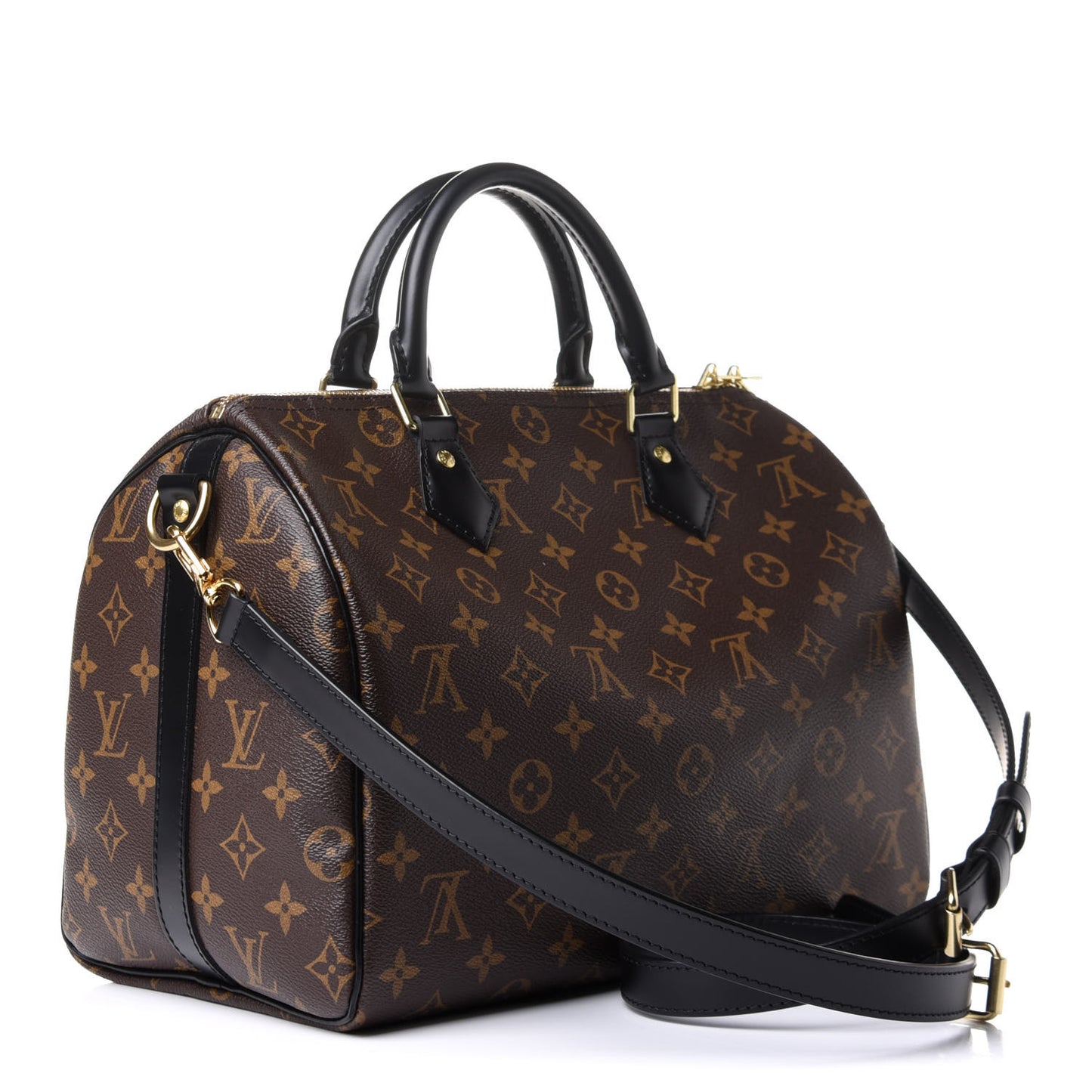 Monogram My World Tour Speedy Bandouliere 30 Black