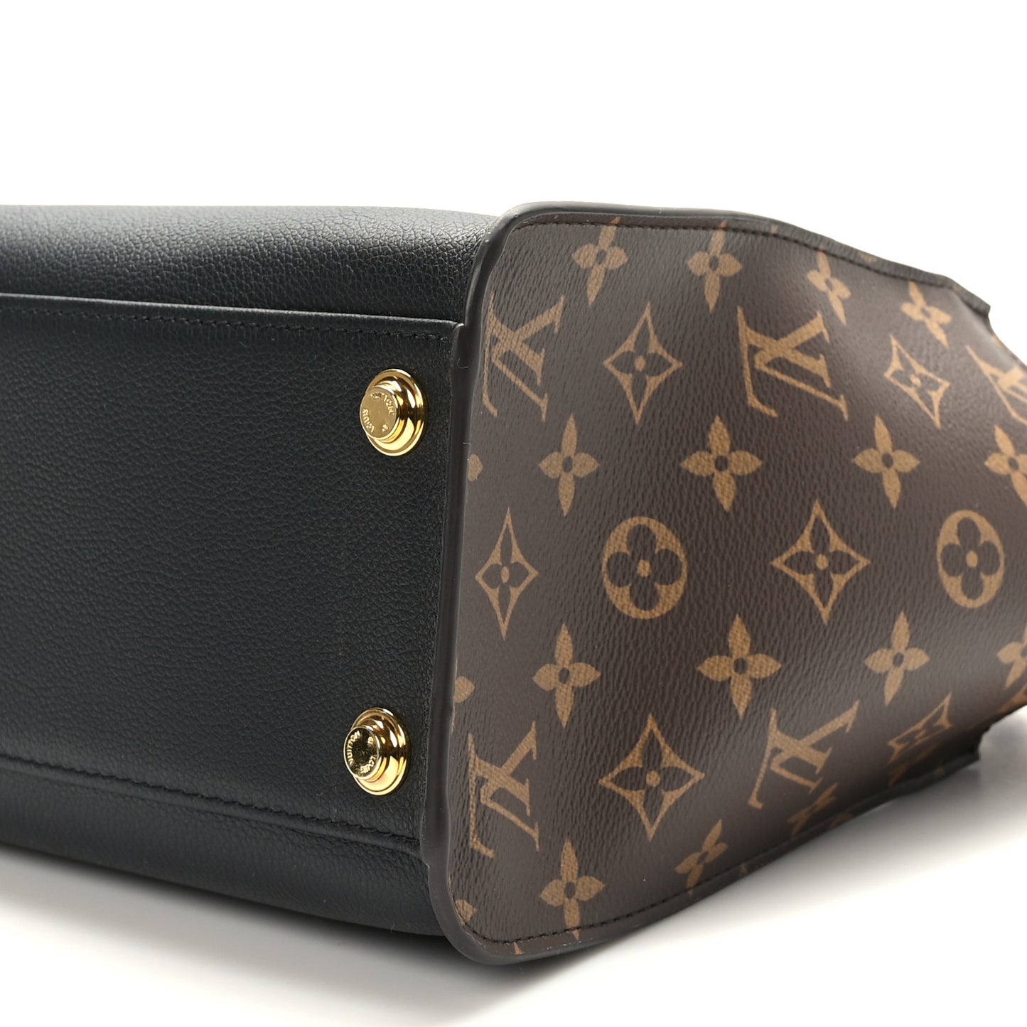 Calfskin Monogram On My Side Black
