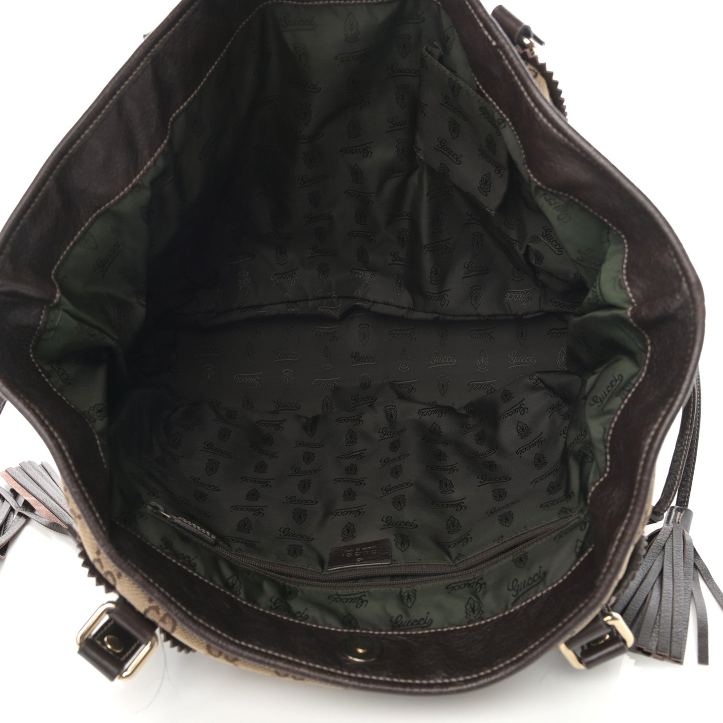 Monogram Large Tribeca Tote Brown