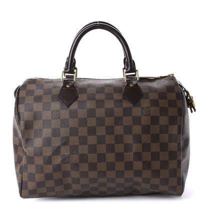 Louis Vuitton Damier Ebene Speedy 30 1 of 10