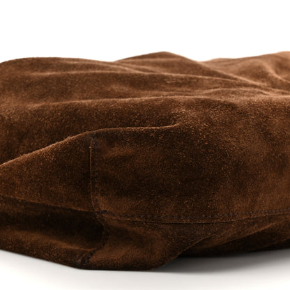 The Row Suede Bindle Bag Espresso 9 of 9